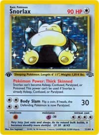 Snorlax (11) - Jungle - Pokemon card