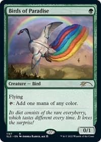 Birds of Paradise (1147) - Secret Lair Drop Series - Magic: The Gathering card
