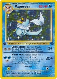 Vaporeon (12) - Jungle - Pokemon card