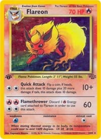 Flareon (3) - Jungle - Pokemon card