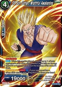 SS Son Gohan, Wrathful Awakening - Fighter's Ambition - Dragon Ball Super: Masters card