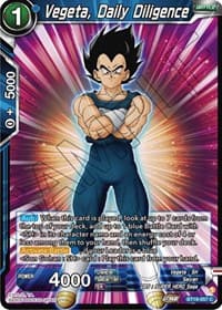 Vegeta, Daily Diligence - Fighter's Ambition - Dragon Ball Super: Masters card