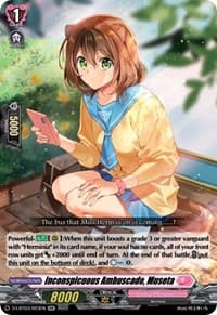 Inconspicuous Ambuscade, Museta - D-LBT03: Lyrical Monasterio ~Summertime Memories!~ - Cardfight Vanguard card