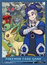 Pokemon TCG: Pokemon Center Japan Exclusive Card Sleeves - Hisui Days Adaman & Leafeon (64-Pack) - Pokemon International Card Sleeves - Card Sleeves card