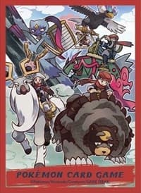 Pokemon TCG: Pokemon Center Japan Exclusive Card Sleeves - Hisui Days Akari & Rei (64-Pack) - Pokemon International Card Sleeves - Card Sleeves card