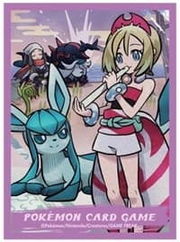 Pokemon TCG: Pokemon Center Japan Exclusive Card Sleeves - Hisui Days Irida & Glaceon (64-Pack) - Pokemon International Card Sleeves - Card Sleeves card