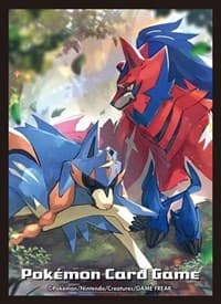 Pokemon TCG: Pokemon Center Japan Exclusive Card Sleeves - Zacian and Zamazenta (64-Pack) - Pokemon International Card Sleeves - Card Sleeves card