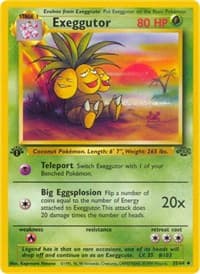 Exeggutor - Jungle - Pokemon card