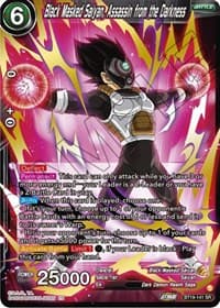 Black Masked Saiyan, Assassin from the Darkness - Fighter's Ambition - Dragon Ball Super: Masters card