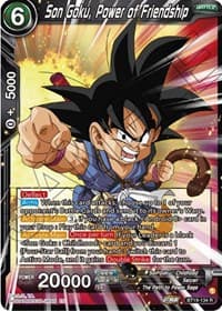 Son Goku, Power of Friendship - Fighter's Ambition - Dragon Ball Super: Masters card