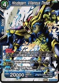 Hirudegarn, Villainous threat - Fighter's Ambition - Dragon Ball Super: Masters card