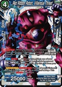 Red Ribbon Robot, Villainous threat - Fighter's Ambition - Dragon Ball Super: Masters card