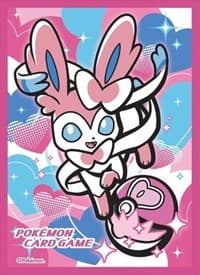 Pokemon TCG: Pokemon Center Japan Exclusive Card Sleeves - Sylveon Ball Break (64-Pack) - Pokemon International Card Sleeves - Card Sleeves card