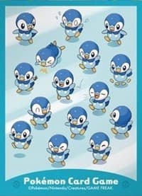Pokemon TCG: Pokemon Center Japan Exclusive Card Sleeves - Piplup (64-Pack) - Pokemon International Card Sleeves - Card Sleeves card