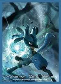 Pokemon TCG: Pokemon Center Japan Exclusive Card Sleeves - Lucario (64-Pack) - Pokemon International Card Sleeves - Card Sleeves card