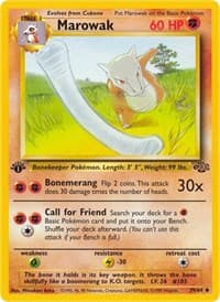 Marowak - Jungle - Pokemon card
