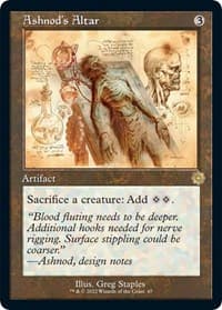 Ashnod's Altar (Schematic) - The Brothers' War: Retro Frame Artifacts - Magic: The Gathering card