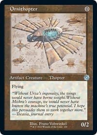 Ornithopter (Schematic) - The Brothers' War: Retro Frame Artifacts - Magic: The Gathering card