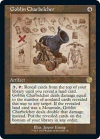 Goblin Charbelcher (Schematic) - The Brothers' War: Retro Frame Artifacts - Magic: The Gathering card