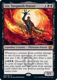 Gix, Yawgmoth Praetor - The Brothers' War - Magic: The Gathering card