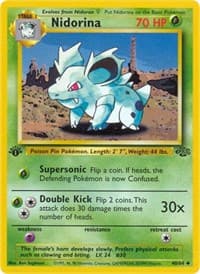 Nidorina - Jungle - Pokemon card