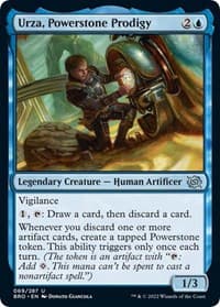Urza, Powerstone Prodigy - The Brothers' War - Magic: The Gathering card