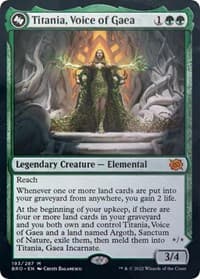 Titania, Voice of Gaea - The Brothers' War - Magic: The Gathering card