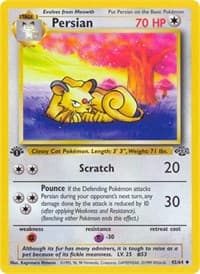 Persian - Jungle - Pokemon card