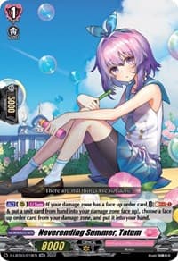 Neverending Summer, Tatum - D-LBT03: Lyrical Monasterio ~Summertime Memories!~ - Cardfight Vanguard card