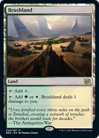 Brushland - The Brothers' War - Magic: The Gathering card