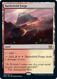 Battlefield Forge - The Brothers' War - Magic: The Gathering card