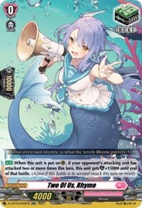 Two Of Us, Rhyme - D-LBT03: Lyrical Monasterio ~Summertime Memories!~ - Cardfight Vanguard card