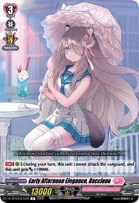 Early Afternoon Elegance, Racclene - D-LBT03: Lyrical Monasterio ~Summertime Memories!~ - Cardfight Vanguard card