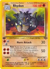 Rhydon - Jungle - Pokemon card