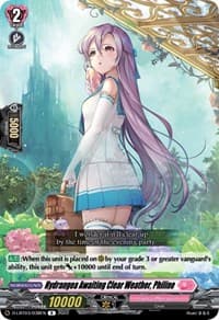 Hydrangea Awaiting Clear Weather, Philine - D-LBT03: Lyrical Monasterio ~Summertime Memories!~ - Cardfight Vanguard card
