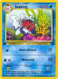 Seaking - Jungle - Pokemon card
