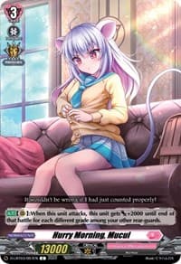 Hurry Morning, Mucul - D-LBT03: Lyrical Monasterio ~Summertime Memories!~ - Cardfight Vanguard card