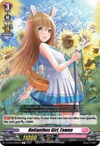 Helianthus Girl, Fawne - D-LBT03: Lyrical Monasterio ~Summertime Memories!~ - Cardfight Vanguard card