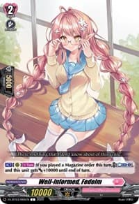 Well-informed, Fedelm - D-LBT03: Lyrical Monasterio ~Summertime Memories!~ - Cardfight Vanguard card