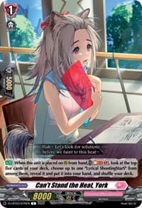 Can't Stand the Heat, York - D-LBT03: Lyrical Monasterio ~Summertime Memories!~ - Cardfight Vanguard card