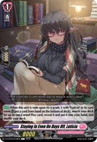 Staying In Even On Days Off, Luticia - D-LBT03: Lyrical Monasterio ~Summertime Memories!~ - Cardfight Vanguard card