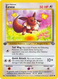 Eevee - Jungle - Pokemon card