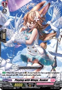 Playing with Wings, Raakel - D-LBT03: Lyrical Monasterio ~Summertime Memories!~ - Cardfight Vanguard card