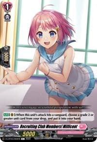 Recruiting Club Members! Millicent - D-LBT03: Lyrical Monasterio ~Summertime Memories!~ - Cardfight Vanguard card