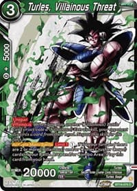 Turles, Villainous Threat - Fighter's Ambition - Dragon Ball Super: Masters card