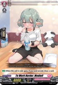 To Work Harder, Mediell - D-LBT03: Lyrical Monasterio ~Summertime Memories!~ - Cardfight Vanguard card