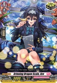 Grinning Dragon Scale, Ilze - D-LBT03: Lyrical Monasterio ~Summertime Memories!~ - Cardfight Vanguard card