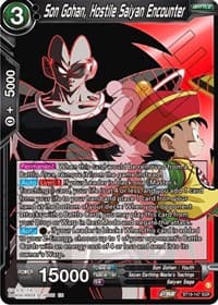 Son Gohan, Hostile Saiyan Encounter - Fighter's Ambition - Dragon Ball Super: Masters card