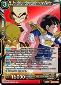 Son Gohan, Dependable Young Fighter - Fighter's Ambition - Dragon Ball Super: Masters card