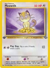 Meowth - Jungle - Pokemon card